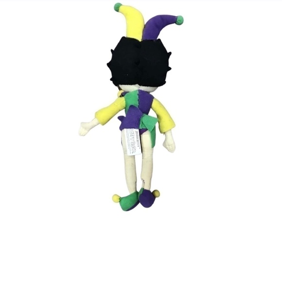 Betty Boop Jester Plush Rag Doll 12" Mardi Gras 2004 - Picture 2 of 4